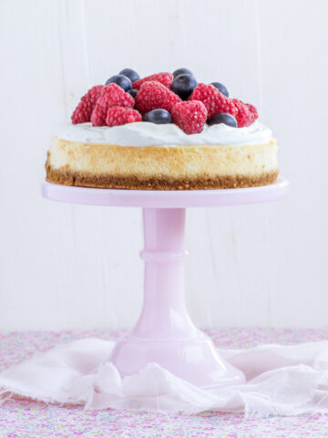 Vit chokladcheesecake