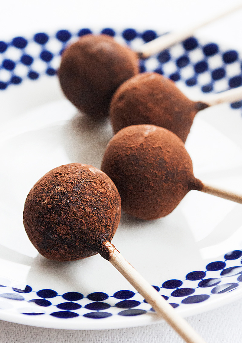 Whiskytryffel på pinne