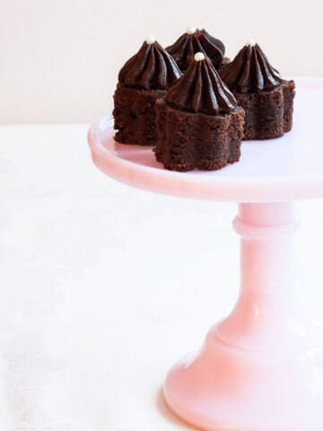Brownies med chokladtopping