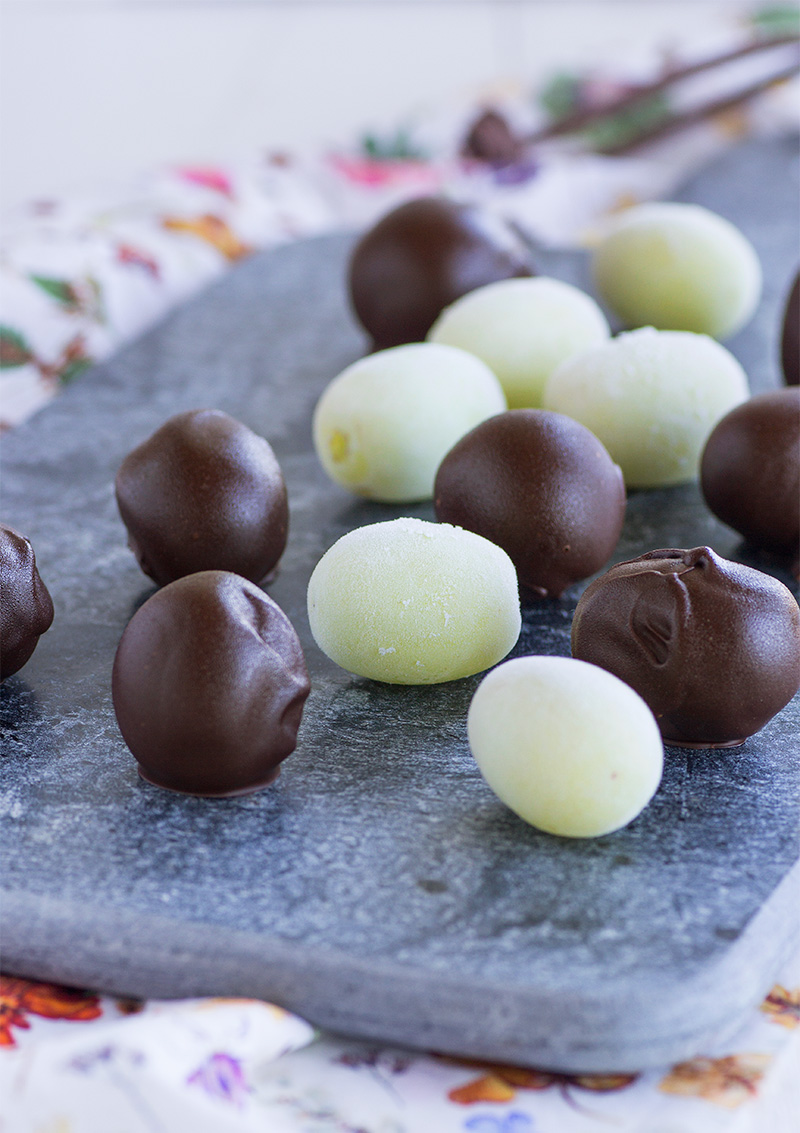 Chokladdoppade vindruvor