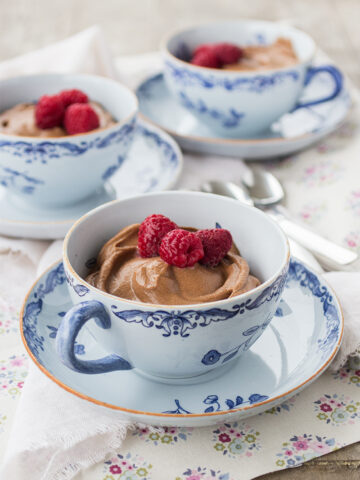 Nutella- och kaffemousse