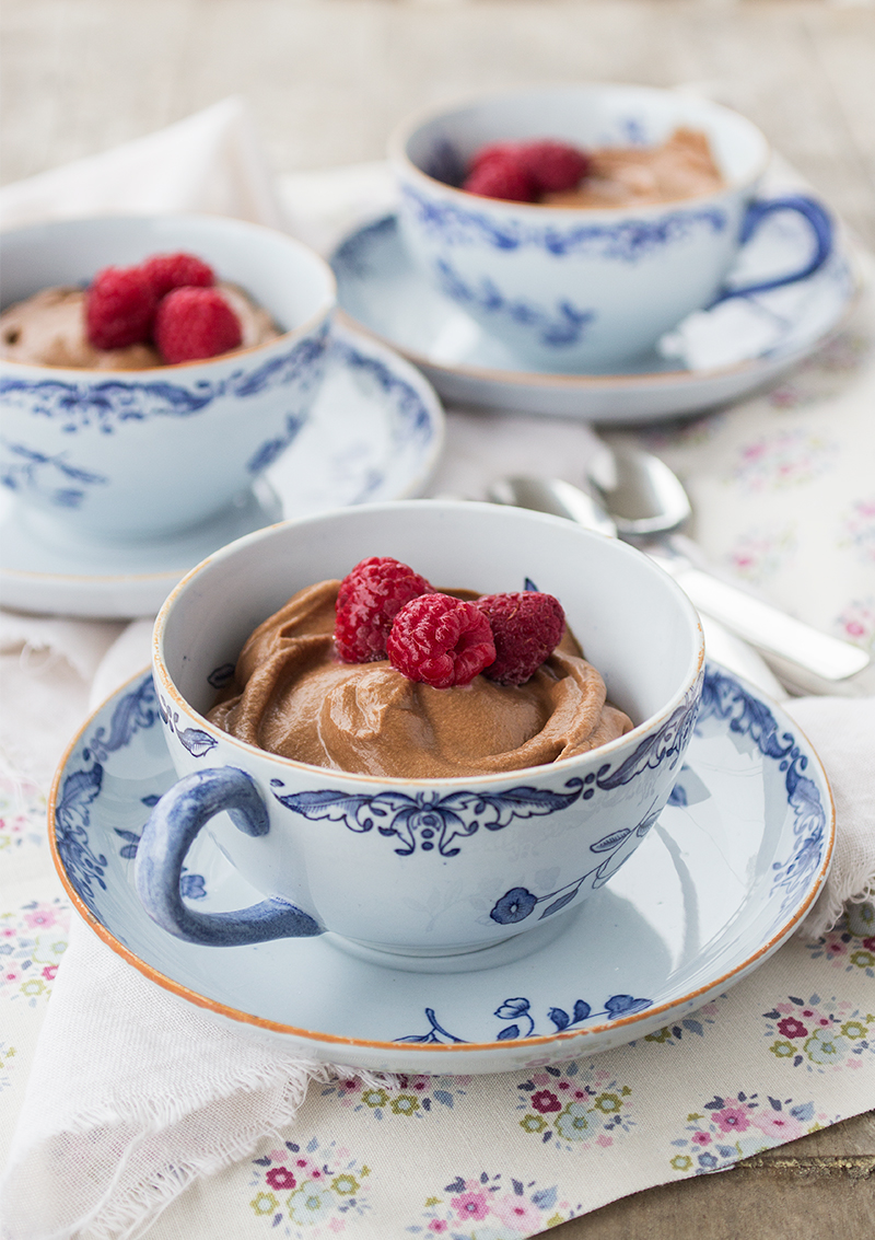 Nutella- och kaffemousse