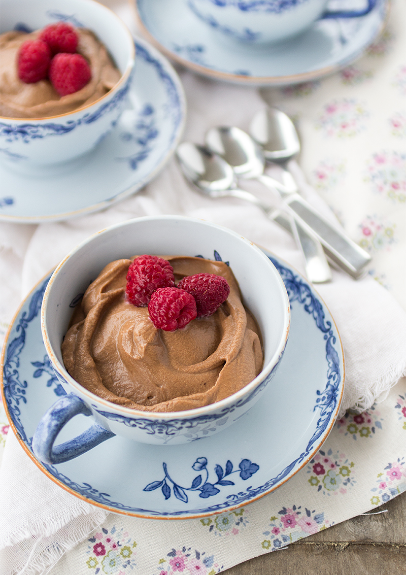 Nutella- och kaffemousse