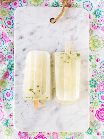 Isglass med citron, lime och citrongräs