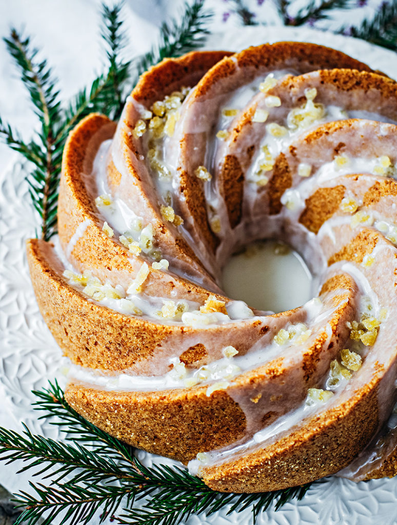 Citron- och ingefärskaka